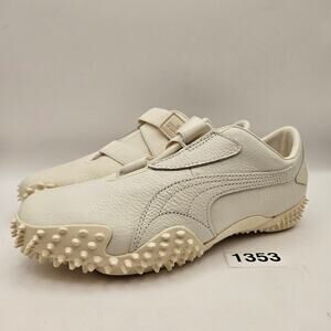 PUMA RARE WOMEN'S 7 MOSTRO LEATHER FROSTED IVORY WHITE 403569-02 LOW SNEAKER